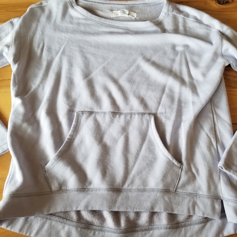3/$15 CLEARANCE Workshop Lavender Purple Scoop Neck Soft Fleece Lined Sweatshirt - Picture 9 of 10